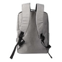 Sac à Dos Compact Multi-rangements Gris avec Raccord USB