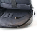 Sac à Dos Compact Multi-rangements Gris avec Raccord USB