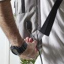 Sac à Dos Compact Multi-rangements Gris avec Raccord USB