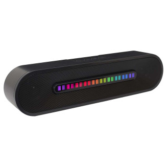 Enceinte Sans Fil Ovale 2x5W avec Lumières LED