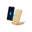 Support Chargeur à Induction pour Smartphone en Bois
