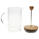 Cafetière à Piston 85cL en Verre et Acacia Massif