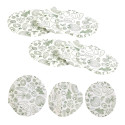 Pack 3 x 3 Couvercles Souples en Coton Réutilisables Motif Légumes
