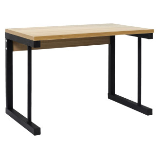 Organisateur pour Micro-Ondes Métal Noir et Aspect Bois