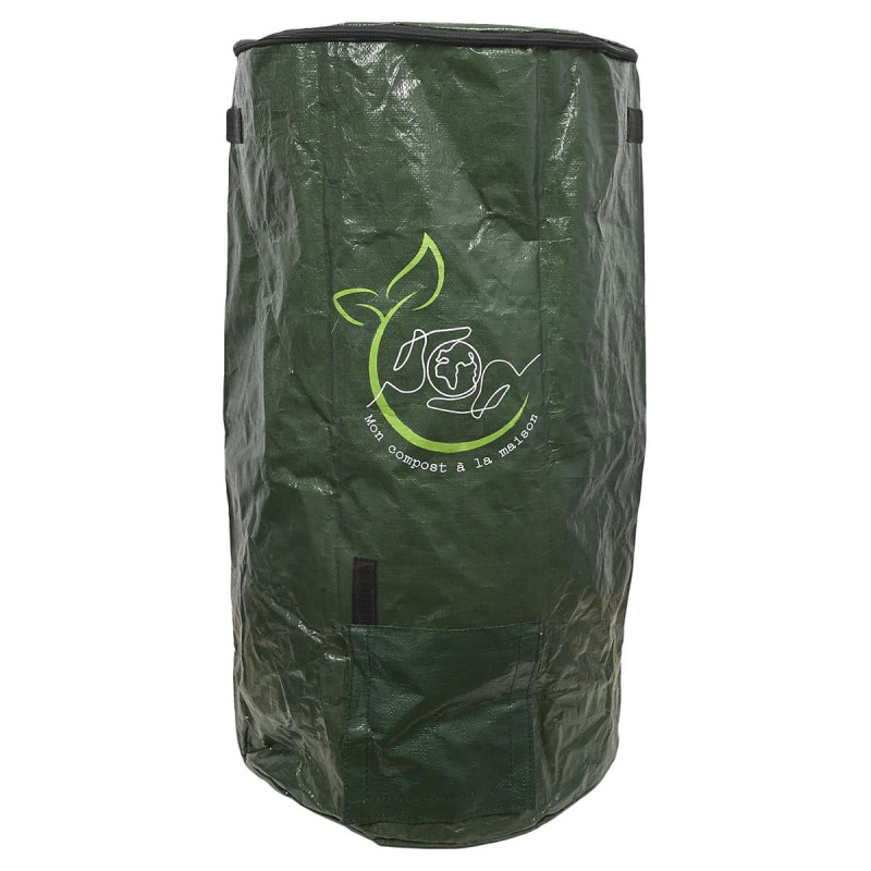 Sac de Compost pour Jardin 127L Coloris Vert