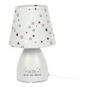 Lampe de Chevet pour Enfant Grise Motif Etoilé
