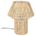 Lampe à Poser Effet Corde Tressée Forme Géométrique