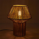 Lampe à Poser Effet Corde Tressée Forme Géométrique