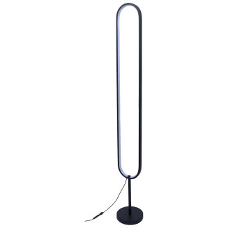 Lampe LED Ovale sur Pied H120cm Eclairage Blanc Chaud