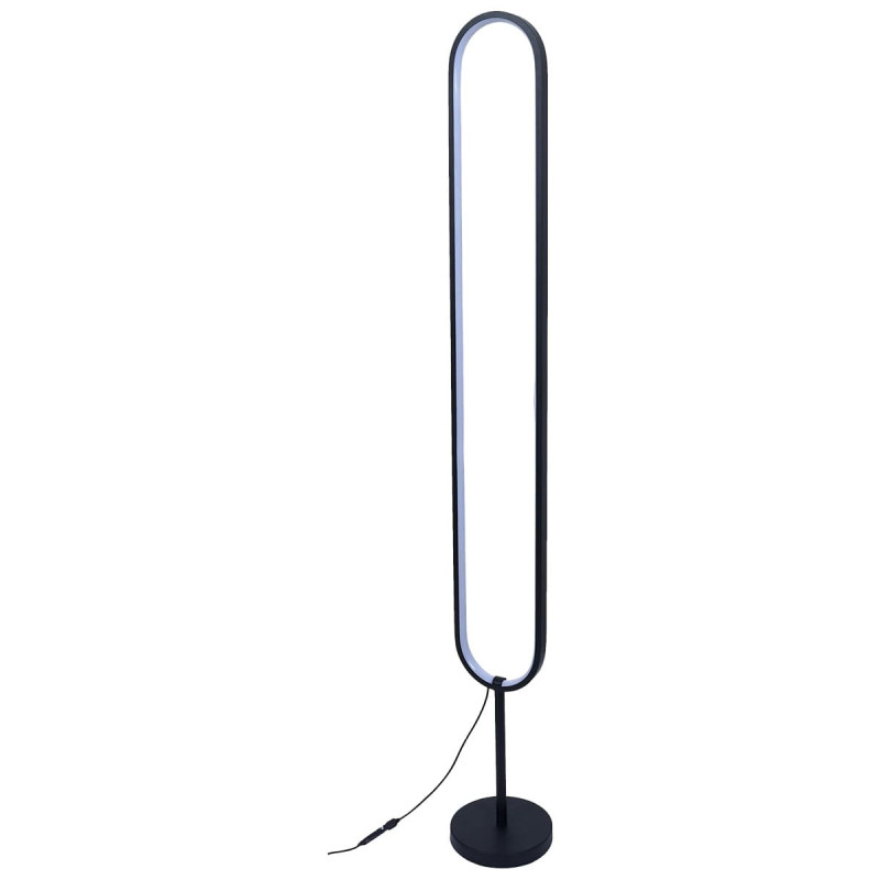 Lampe LED Ovale sur Pied H120cm Eclairage Blanc Chaud Lampe LED Ovale sur Pied H120cm Eclairage Blanc Chaud