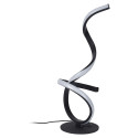 Lampe LED Design Noir et Blanche à Poser Eclairage Blanc Chaud