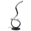 Lampe LED Design Noir et Blanche à Poser Eclairage Blanc Chaud