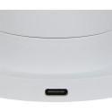 Lampe LED Blanche en Anneau avec Station de Charge 3-en-1 Intégrée