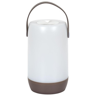 Lampe LED Tactile Sans Fil Blanche et Taupe avec Anse