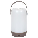 Lampe LED Tactile Sans Fil Blanche et Taupe avec Anse