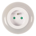 Prise Electrique Veilleuse LED Multicolore 3 Couleurs