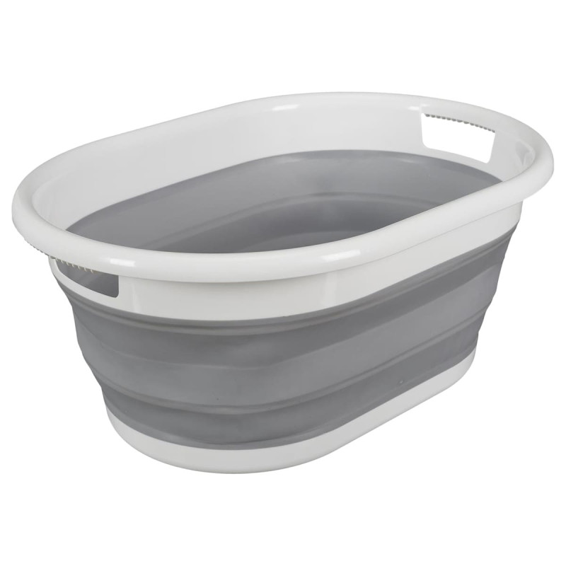 Panier à Linge Rétractable 17L avec Poignées