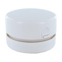 Mini Aspirateur de Bureau Rond Blanc
