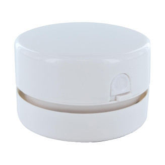Mini Aspirateur de Bureau Rond Blanc