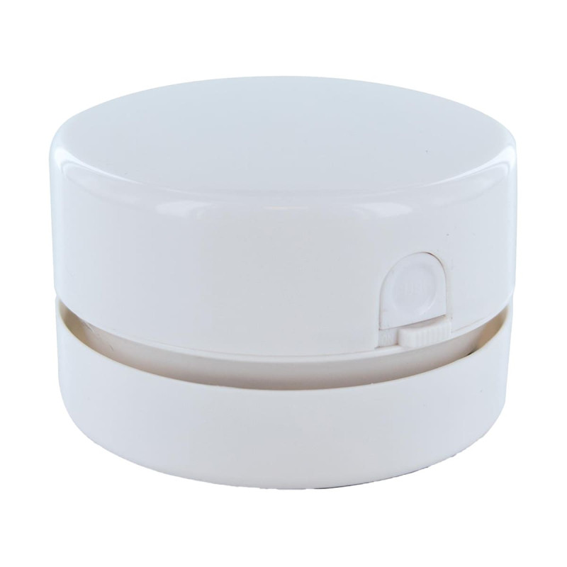 Mini Aspirateur de Bureau Rond Blanc Mini Aspirateur de Bureau Rond Blanc