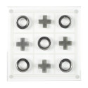 Jeu du Tic Tac Toe en Verre