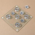 Jeu du Tic Tac Toe en Verre