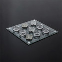 Jeu du Tic Tac Toe en Verre