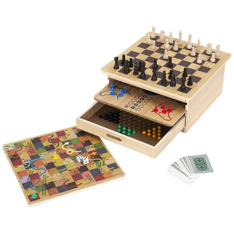 Coffret Jeux de Société 10-en-1