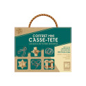 Coffret 6 Casse-Tête en Bois et Métal