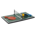 Table de Jeu 3-en-1 Tennis de Table + Air Hockey + Billiard
