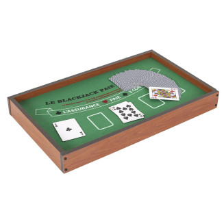 Pack Jeux de Casino 2-en-1 Blackjack et Roulette