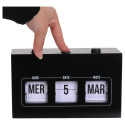 Calendrier Perpétuel Vintage Flip Flap Noir