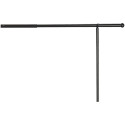 Barre de Décoration de Table Noire Extensible Ajustable Démontable 139-250cm