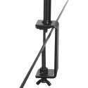 Barre de Décoration de Table Noire Extensible Ajustable Démontable 139-250cm