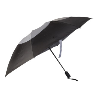 Parapluie Pliable Inversé Automatique Noir et Gris avec Housse