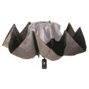 Parapluie Pliable Inversé Automatique Noir et Gris avec Housse