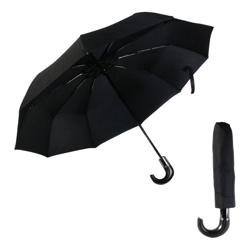 Parapluie Pliable Automatique Noir avec Housse