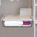 Panier Suspendu L56cm en Métal Filaire Noir