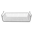 Panier Suspendu L56cm en Métal Filaire Noir