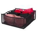 Lot de 3 Organisateurs de Sous-Vêtements 6 Emplacements Noirs