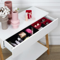 Lot de 7 Boîtes de Rangements Souples Empilables Noir et Rouge