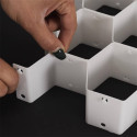 Pack 3 x 6 Séparateurs de Tiroirs Modulables Blancs