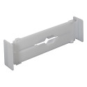 Lot de 2 Séparateurs de Tiroir Extensible 32-55cm Blanc