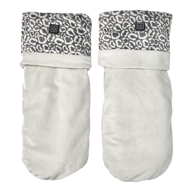 Chaussettes Chauffantes Tissu Polaire Blanc Taille Unique
