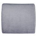 Coussin Lombaire à Mémoire de Forme Gris pour Fauteuil et Siège avec Sangle
