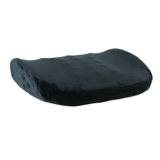 Coussin d'Assise à Mémoire de Forme Noir avec Sangle