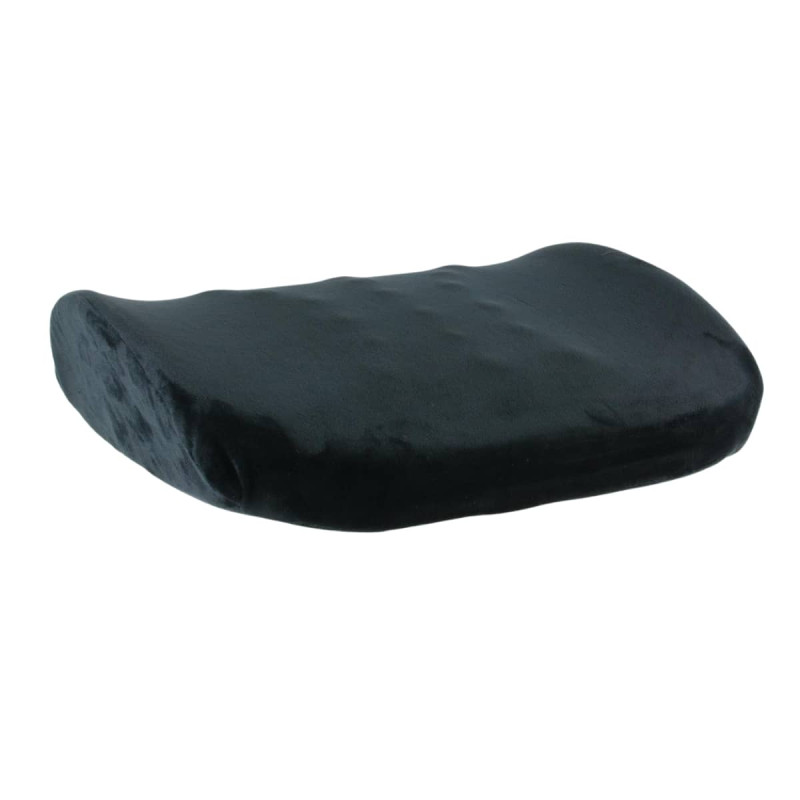 Coussin d'Assise à Mémoire de Forme Noir avec Sangle