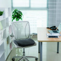 Coussin d'Assise à Mémoire de Forme Noir avec Sangle