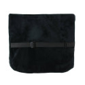 Coussin d'Assise à Mémoire de Forme Noir avec Sangle