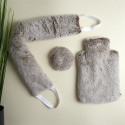 Bouillotte Micro-Ondable avec Billes de Céramique Tissu Ultra Doux